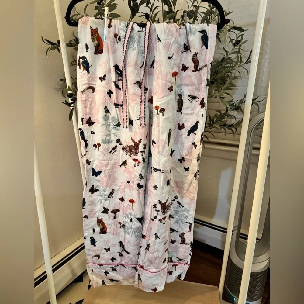 NWOT Anthropologie animal Print Women's pj pants Size S